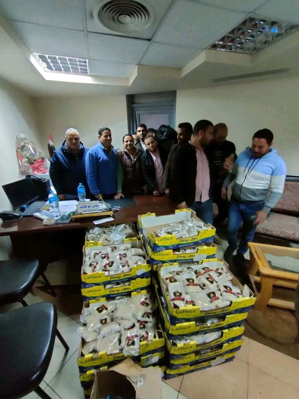 جمارك سفاجا تضبط محاولة تهريب أقراص مخدرة داخل خس  الكابوتشا 