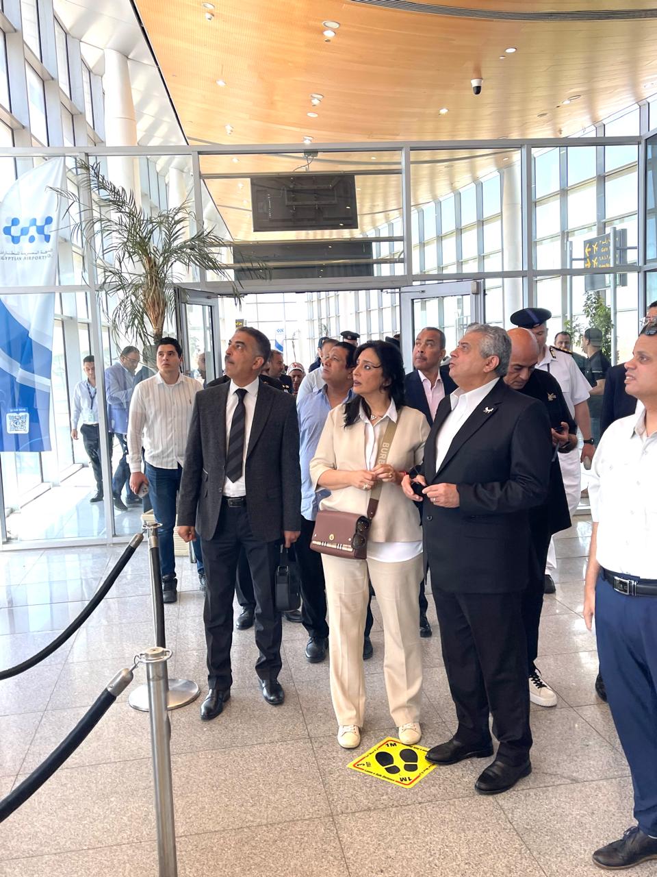 لجنة التفتيش الأمني والبيئي تتفقد مطار برج العرب