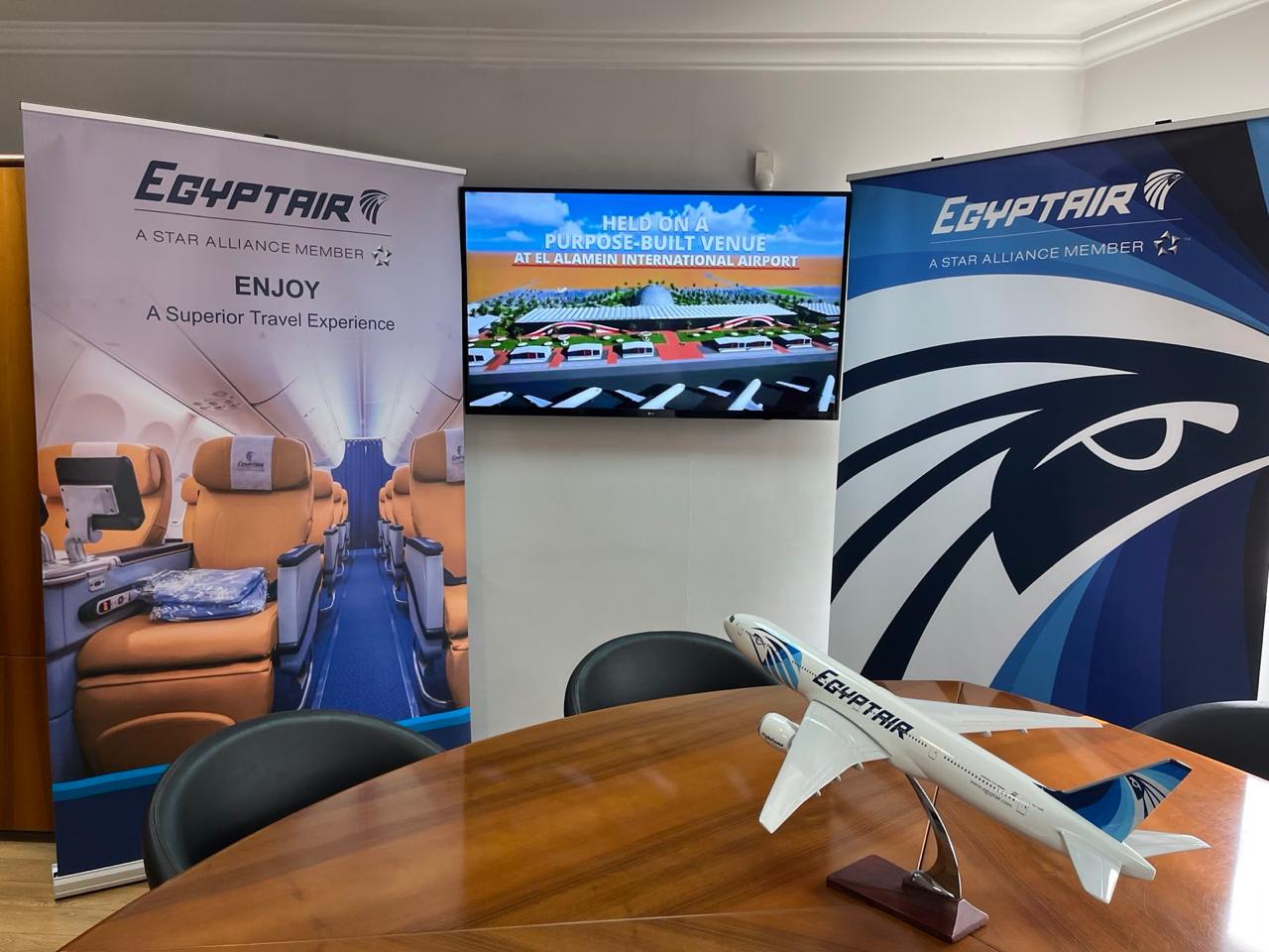 مصر للطيران تقدم تخفيضات 15% على تذاكر السفر للمشاركين في معرض مصر الدولي للطيران والفضاء 2024