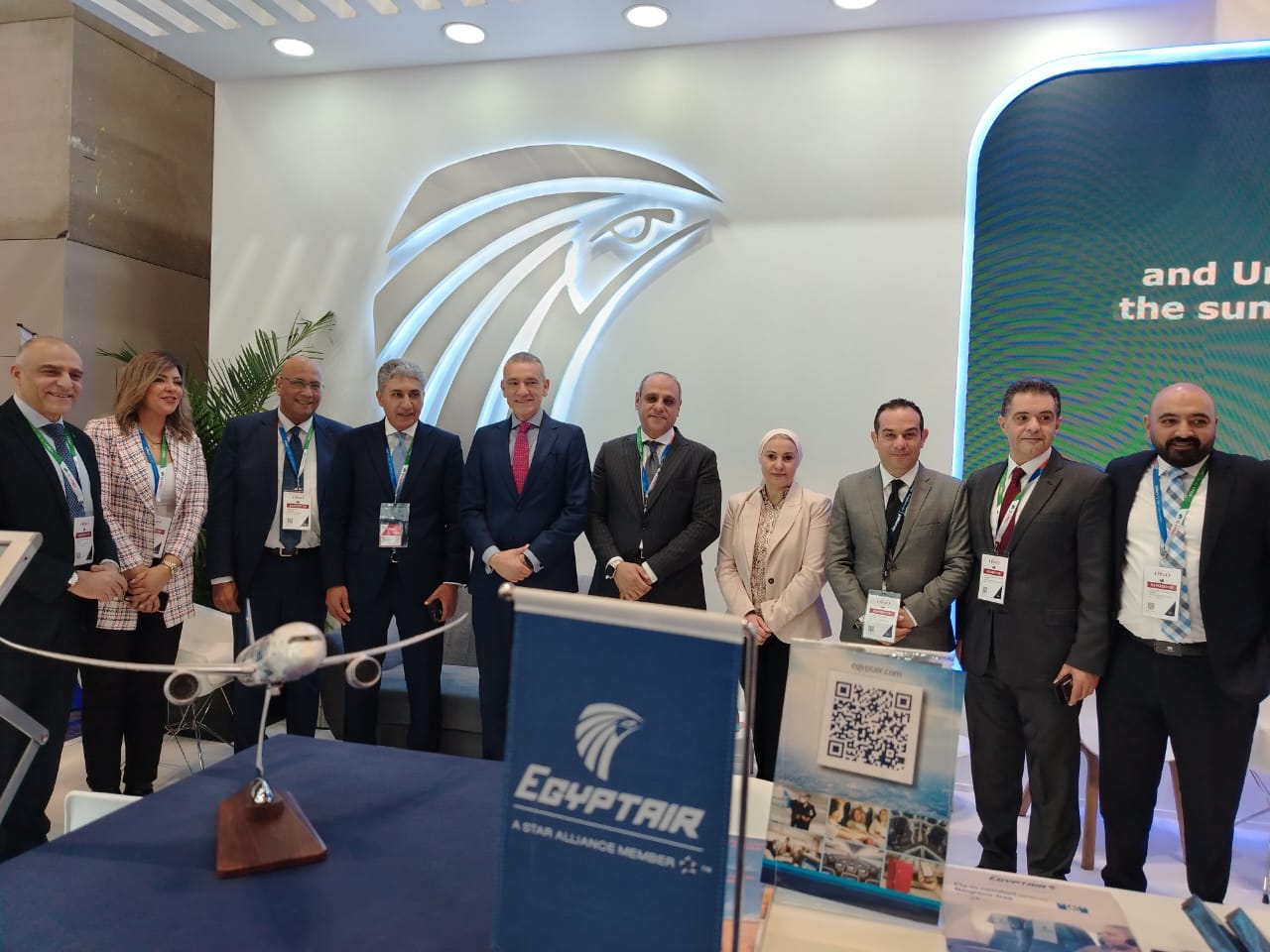 مصر للطيران تشارك في  المعرض الدولي للسياحة والسفر (FITUR 2025) بمدريد