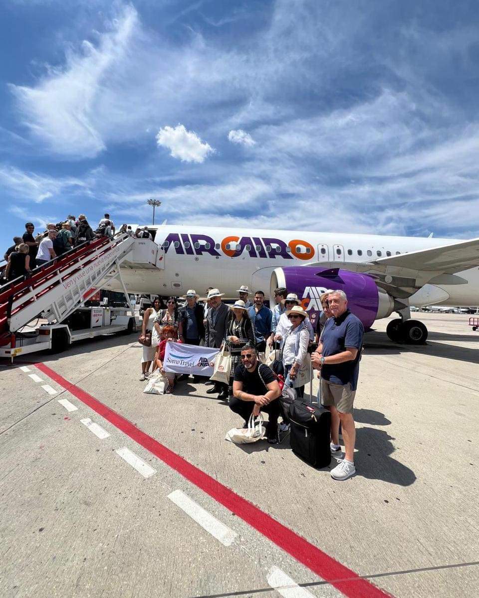 إير كايرو تحتفل بإطلاق أول رحلة أسبوعية بين مدريد وشرم الشيخ