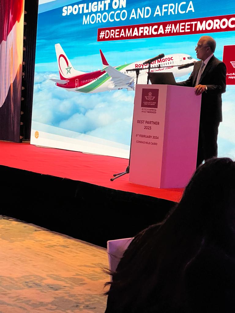 الخطوط الملكية المغربية تطلق هويتها الجديدة في القاهرة وتكرم شركاء النجاح