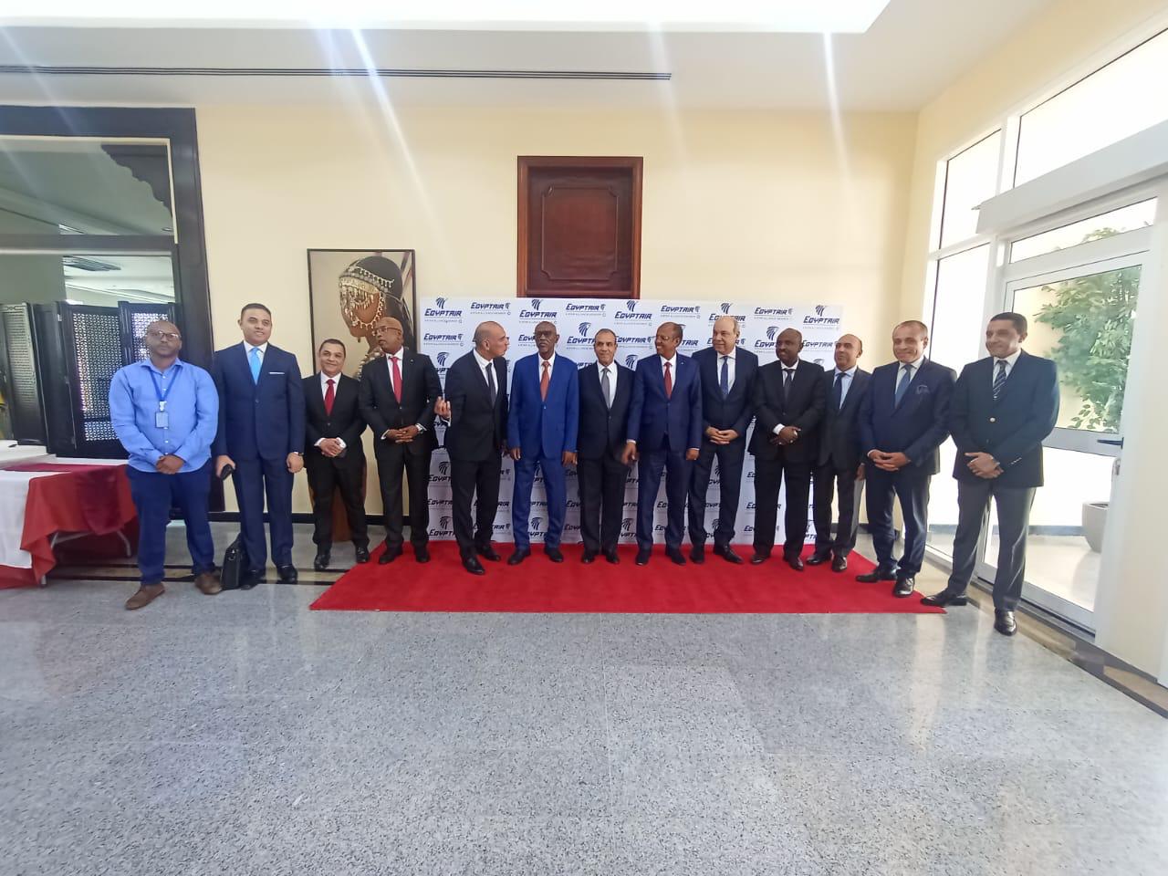 وزير الطيران : نهدف لتوسيع شبكتنا داخل السوق الأفريقية وتكوين شراكات قوية في مختلف مجالات الطيران