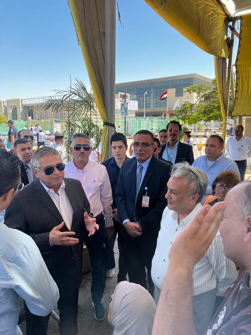 اللجنة العليا  للتفتيش تتفقد تطوير مطاري برج العرب والعلمين لتعزيز الأمن وجذب السياحة الدولية