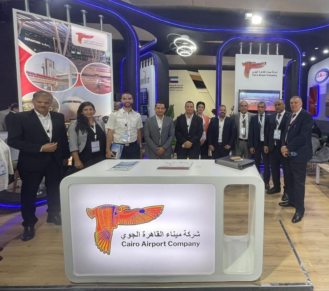 إقبال واسع على جناح "القابضة للمطارات والملاحة الجوية" في ثاني أيام معرض مصر الدولي للطيران والفضاء