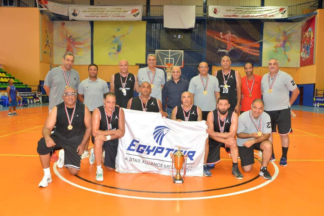فوز فريق مصر للطيران لكرة السلة بالمركز الأول في بطولة الشركات