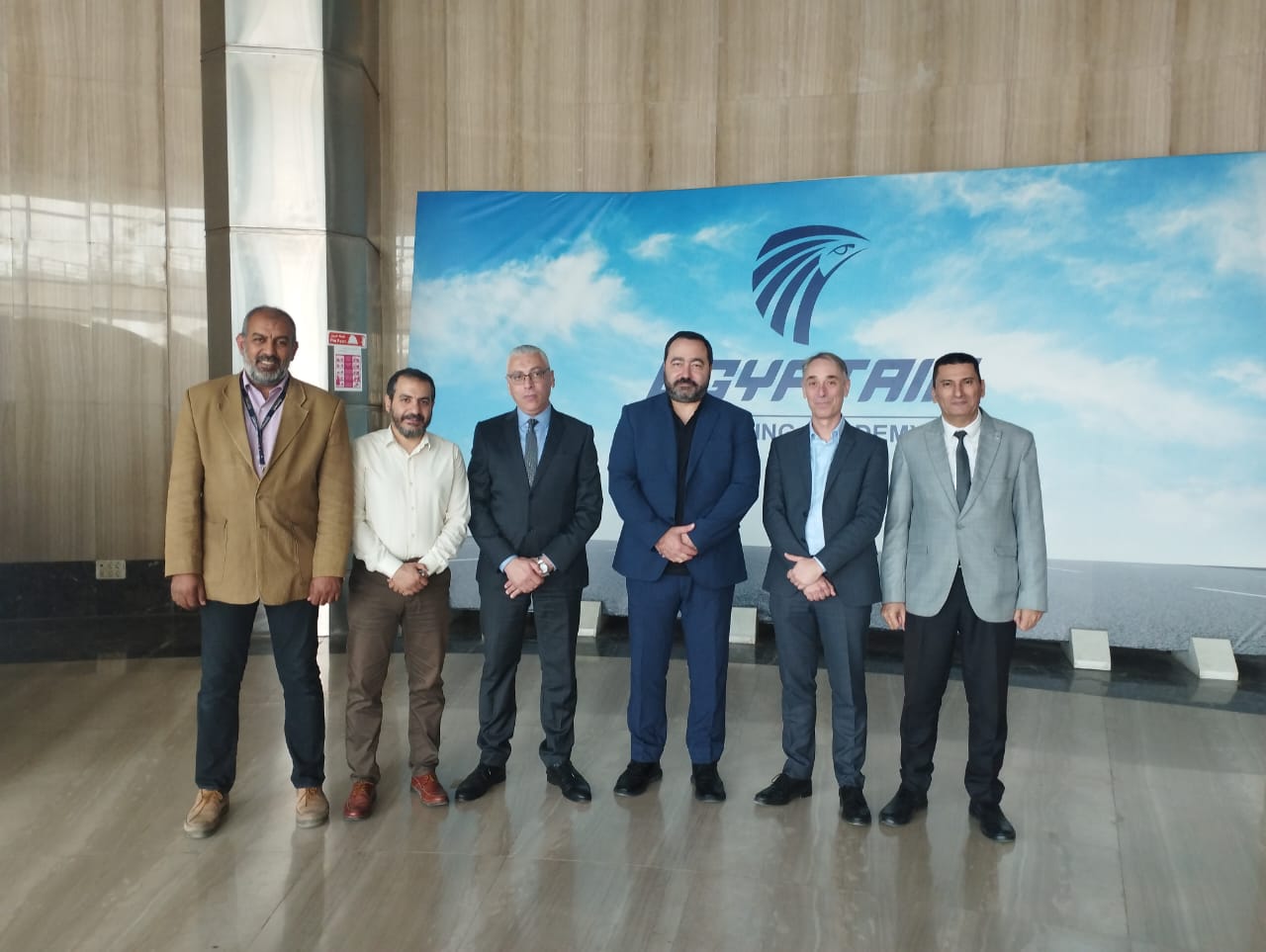 أكاديمية مصر للطيران تجتاز تفتيش وكالة الاتحاد الأوروبي للسلامة