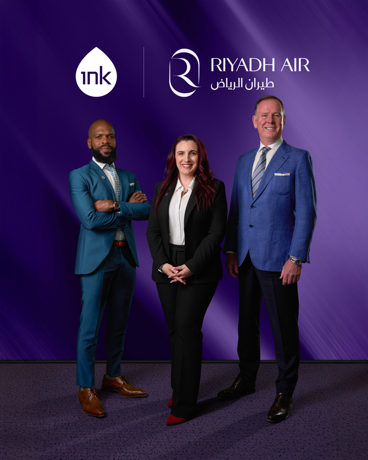 شراكة استراتيجية بين طيران الرياض وINK تُحدث نقلة نوعية في تجربة السفر الرقمية عالمياً