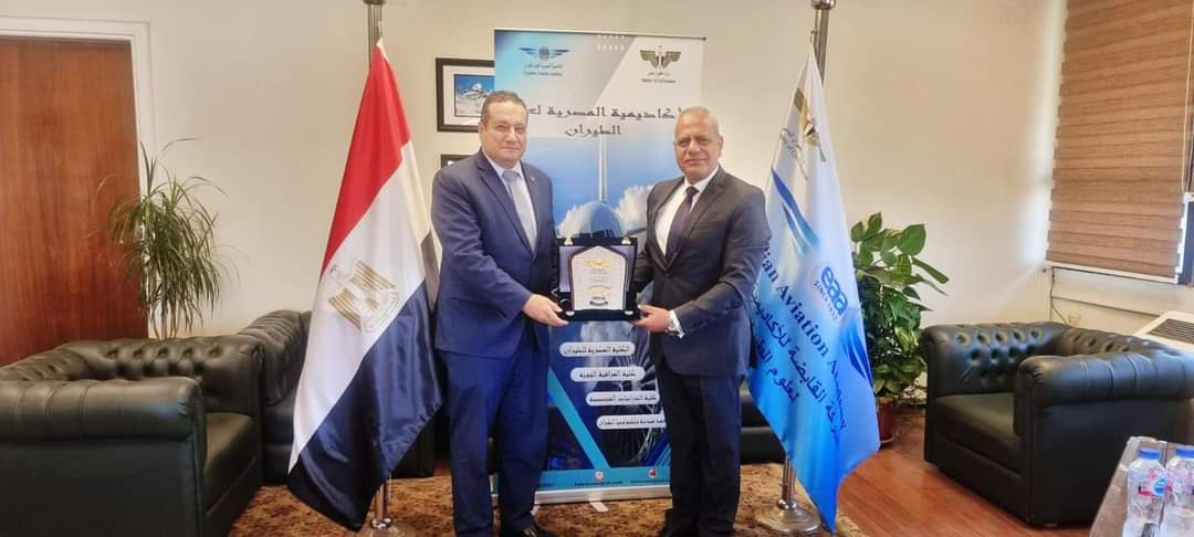 رئيس أكاديمية علوم الطيران يستقبل وفد الهيئة القومية لضمان جودة التعليم والاعتماد