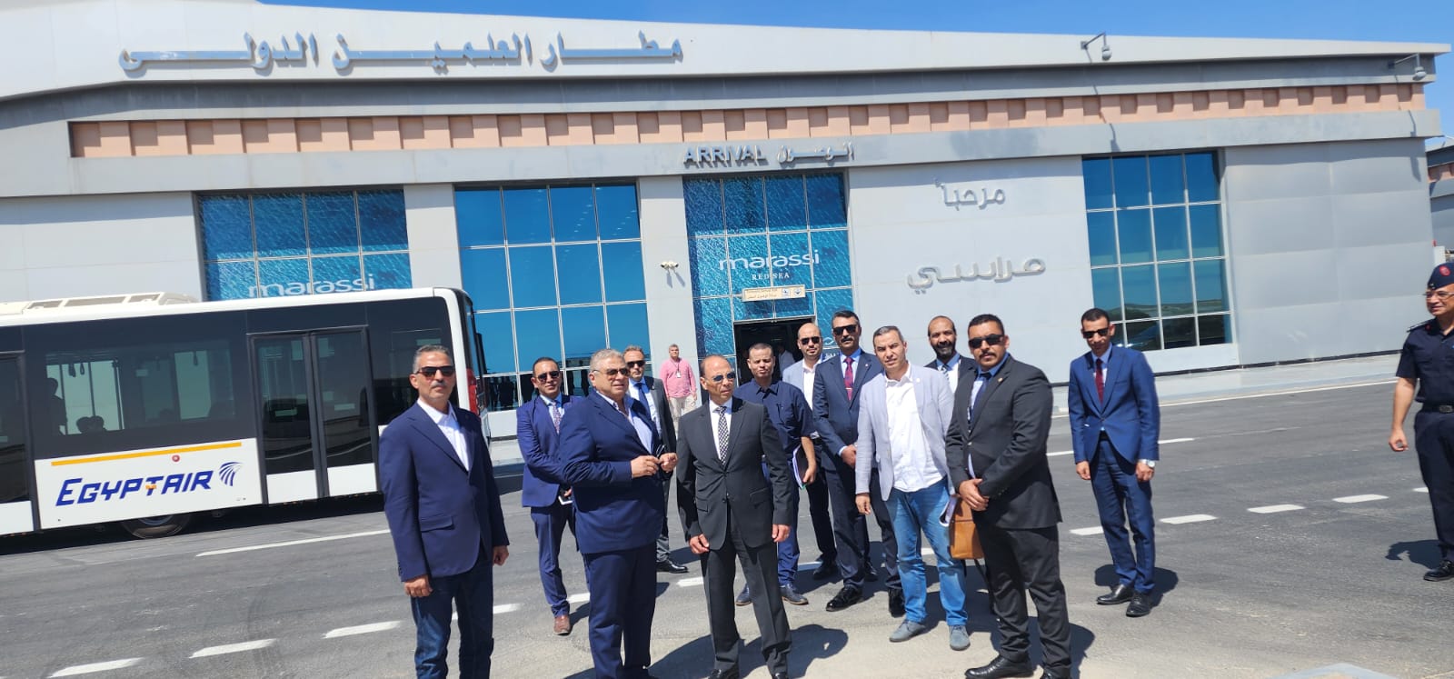 اللجنة العليا تتابع إجراءات السلامة وخدمة الركاب بمطارات برج العرب والعلمين ومطروح