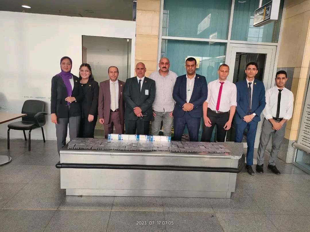 جمارك مطار برج العرب تضبط محاولة تهريب كمية من أدوية الإجهاض