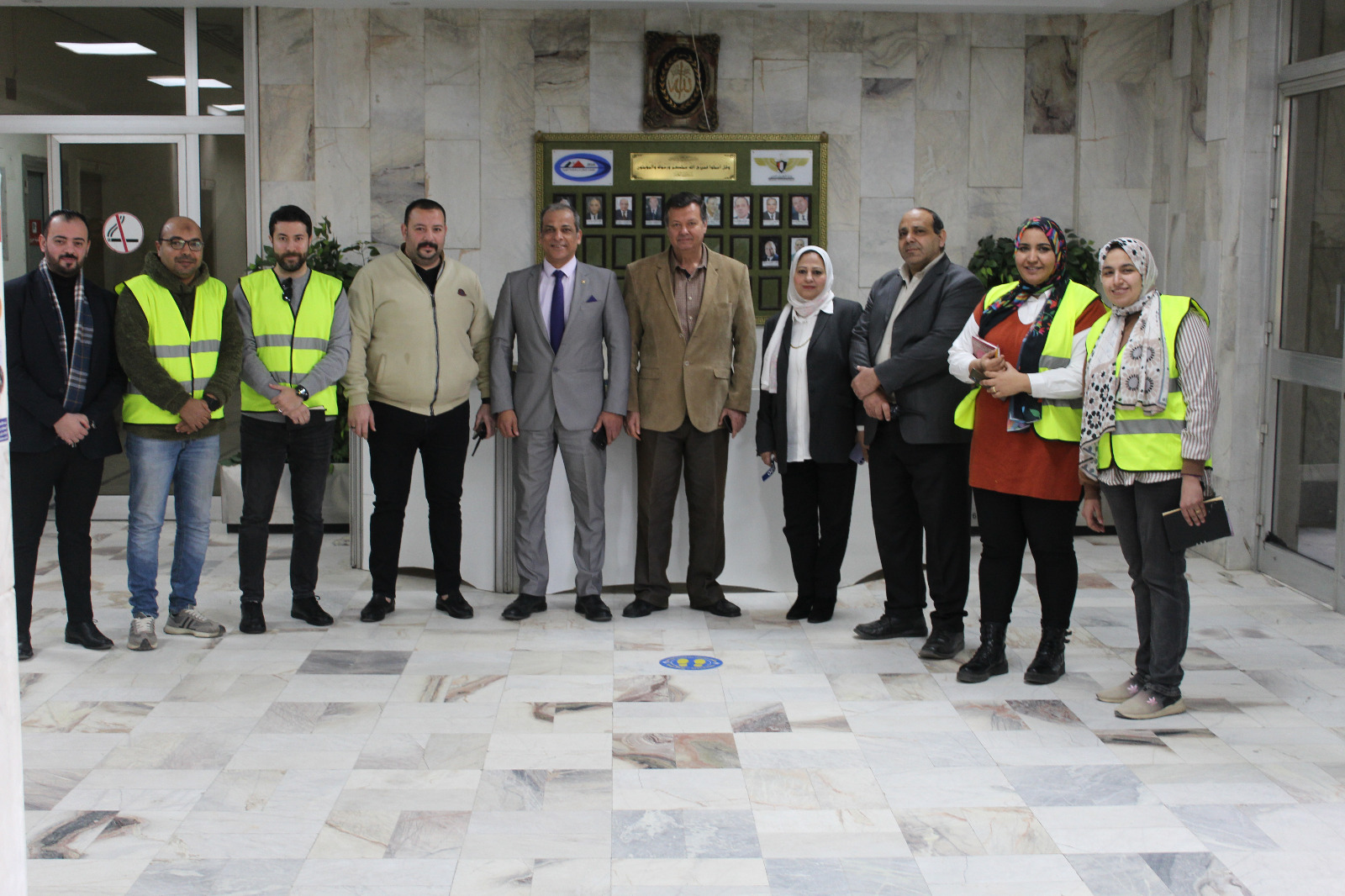 تجربة طوارئ جزئية بمبنى القابضة للمطارات