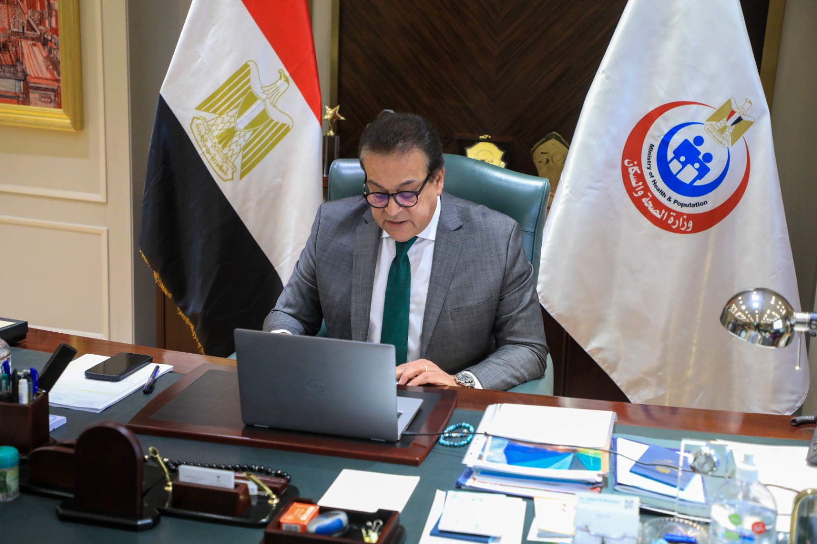 وزير الصحة: يطالب المواطنين بتغيير نمط التغذية تجنبا للإصابة بمرض الكبد الدهني