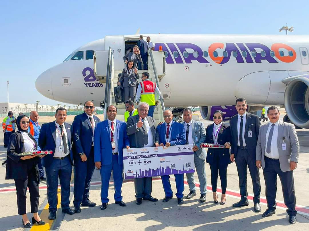 إير كايرو تطلق أولى رحلاتها المباشرة من الكويت إلى الأقصر لتعزيز السياحة